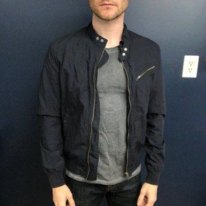 H&M navy bomber jacket